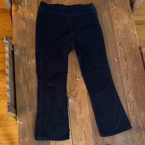 Free People Women’s Black Velvet Pants